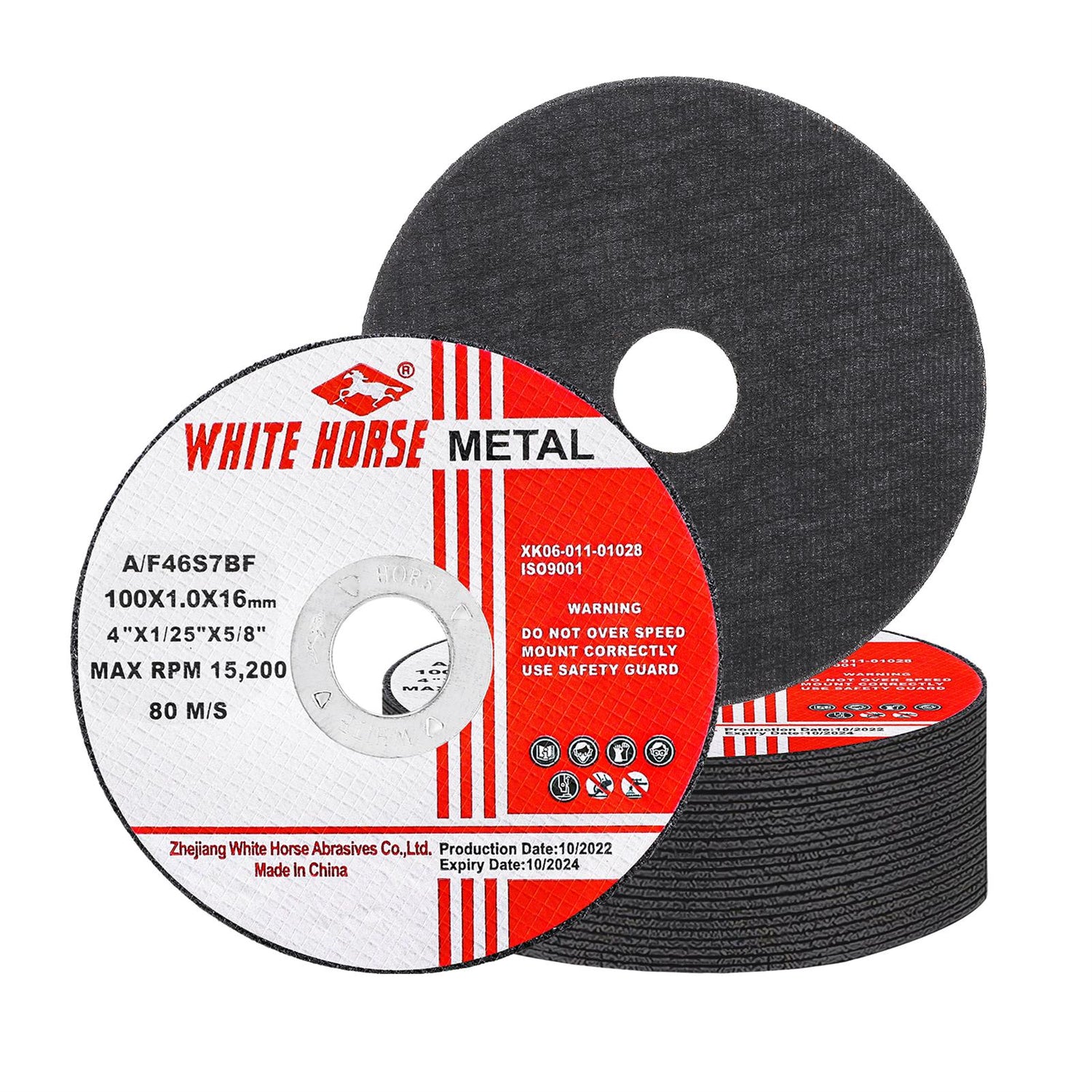 Ultra Thin Cut Off Wheel 4'' x .04'' x 5/8'' for Metal and Stainless Steel Cutting, Type 1, Angle Grinder Uses (25 PCS)