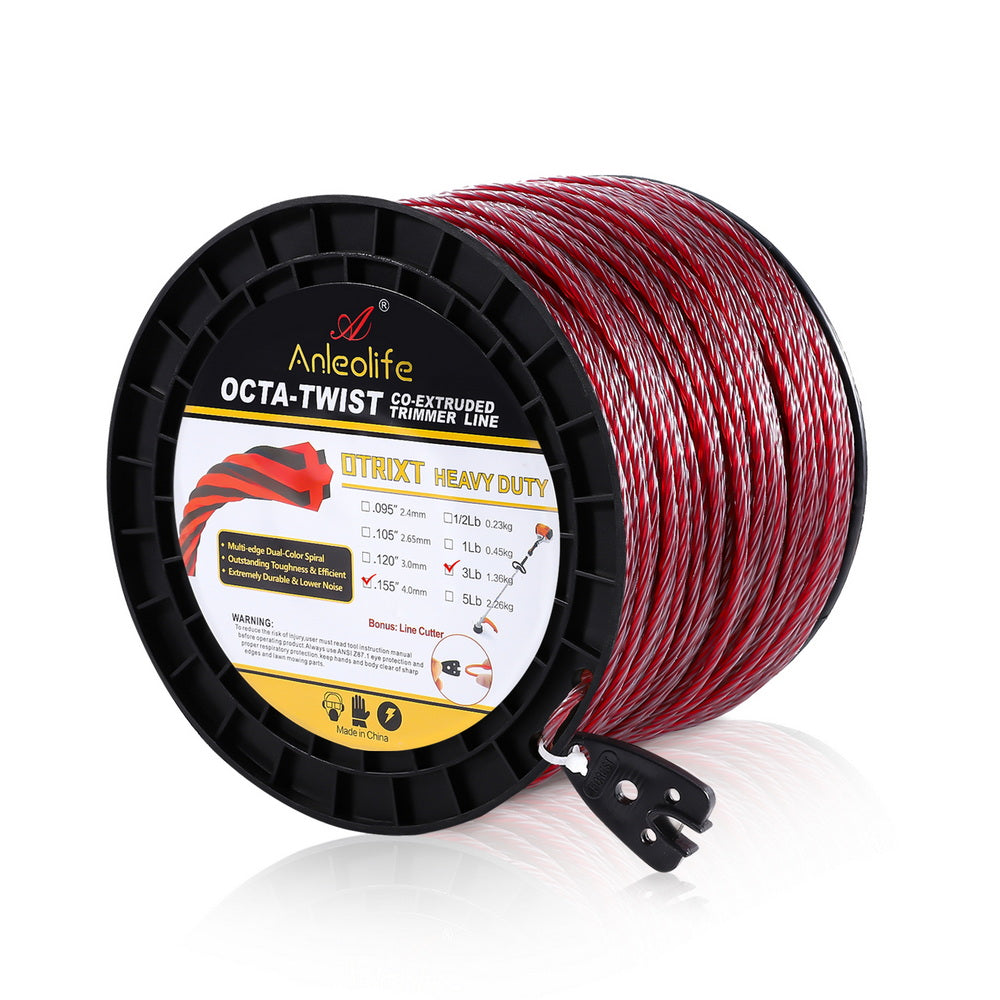 Anleolife Octa-Twisted  .155-Inch Trimmer Line