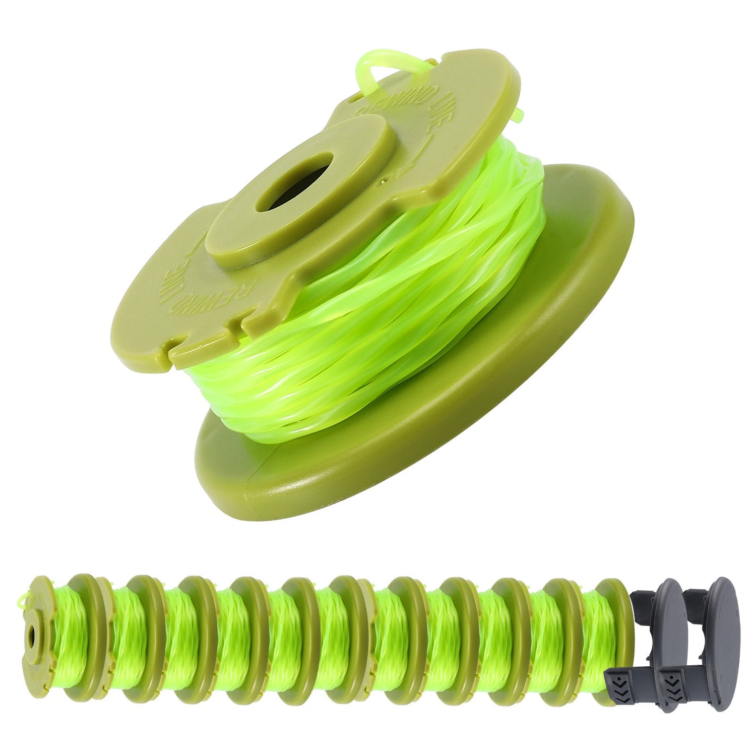 .080''x11ft Twisted Line Spool  